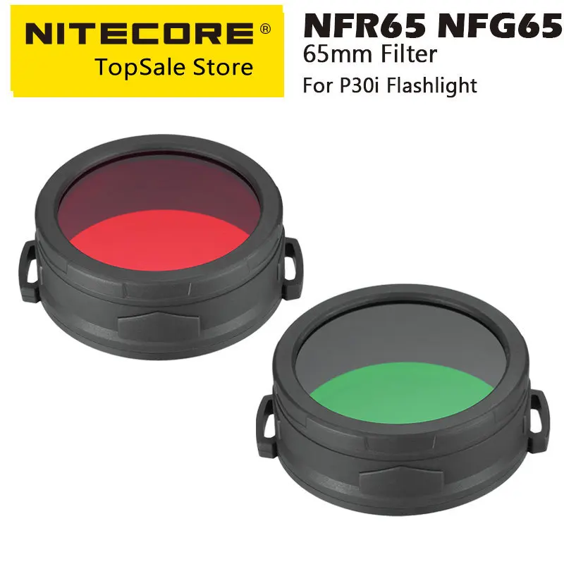 NITECORE NFR65 NFG65 Flashlight Filter 65mm Red Green Diffuser Len Adapter For P30i MH40S LED Troch Filters
NITECORE NFR65 NFG65 Flashlight Filter 65mm Red Green Diffuser Len Adapter For P30i MH40S LED Troch Filters
