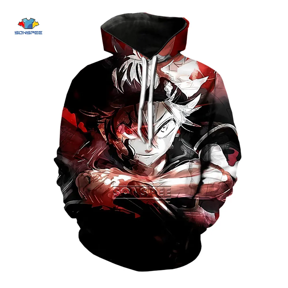 SONSPEE Japanese Anime Black Clover Printed Hoodies Cartoon Graphic Asta Yuno Grinbellor Hooded Sweatshirt Cosplay Casual Coat
SONSPEE Japanese Anime Black Clover Printed Hoodies Cartoon Graphic Asta Yuno Grinbellor Hooded Sweatshirt Cosplay Casual Coat