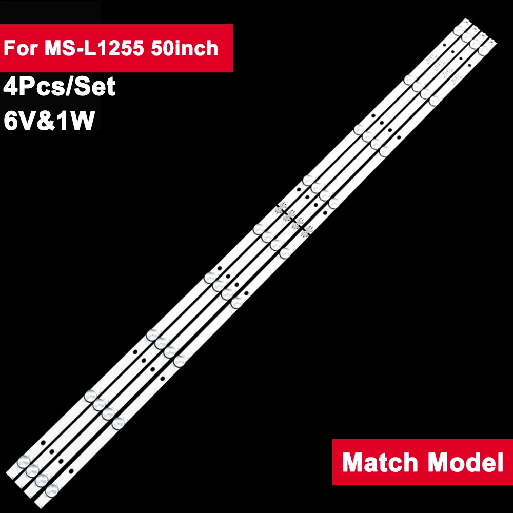 960mm 6V Tv Led Backlight For MS-L1255 TV's HTV-LED50UHDS100 V6 V7 HL-00500A30-0901S-04 A1 3080550660DTZ002 3080550660DTZ001
960mm 6V Tv Led Backlight For MS-L1255 TV's HTV-LED50UHDS100 V6 V7 HL-00500A30-0901S-04 A1 3080550660DTZ002 3080550660DTZ001