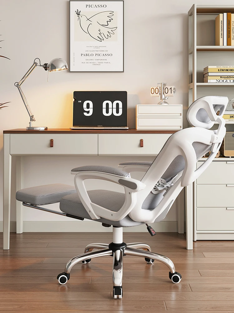 Ergonomic Office Chair Mesh Comfort Recliner Computer Gaming Office Chair Home Bedroom Vanity Silla Gamer Office Furniture LVOC
Ergonomic Office Chair Mesh Comfort Recliner Computer Gaming Office Chair Home Bedroom Vanity Silla Gamer Office Furniture LVOC