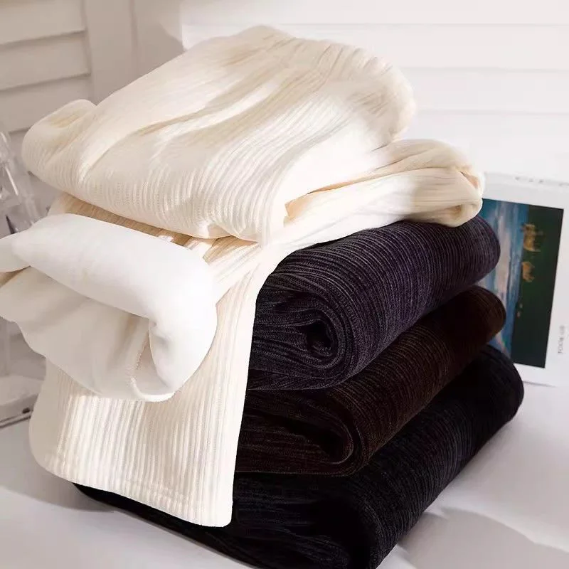 Rimocy 2023 New Elastic Waist Pants Women Autumn Winter Plus Velvet Wide Leg Pants Woman Warm Straight Loose Casual Trousers
Rimocy 2023 New Elastic Waist Pants Women Autumn Winter Plus Velvet Wide Leg Pants Woman Warm Straight Loose Casual Trousers