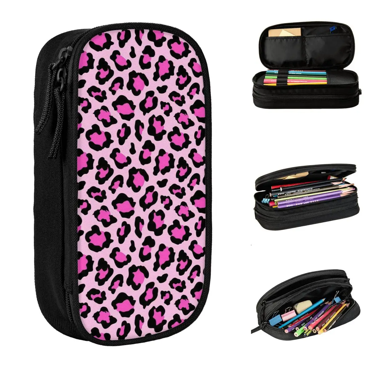 Pink Cheetah Pencil Case Fun Cow Pattern Pen Box Bags Student Large Storage School Supplies Gifts Pencilcases
Pink Cheetah Pencil Case Fun Cow Pattern Pen Box Bags Student Large Storage School Supplies Gifts Pencilcases