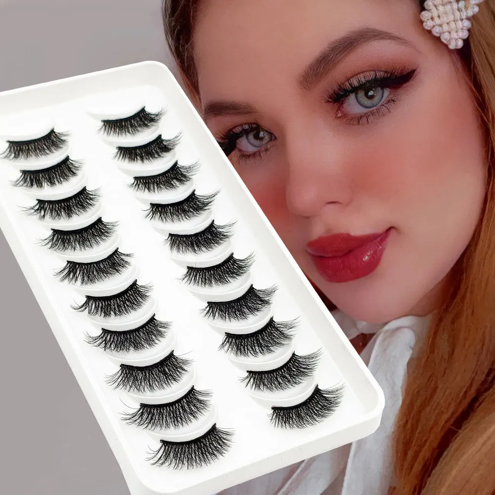 New 10 Pairs Natural Half Eye False Eyelashes Fake Lashes Long Makeup 6d Mink Lashes Eyelash Extension Mink Eyelashes for Beauty
New 10 Pairs Natural Half Eye False Eyelashes Fake Lashes Long Makeup 6d Mink Lashes Eyelash Extension Mink Eyelashes for Beauty