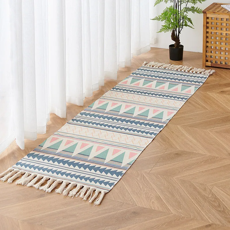 Bohemian Style Carpet Prayer Mat Living Room Carpet Bedroom Decor Bedside Rug alfombra Cotton Tassels Home Weave Carpets Retro
Bohemian Style Carpet Prayer Mat Living Room Carpet Bedroom Decor Bedside Rug alfombra Cotton Tassels Home Weave Carpets Retro