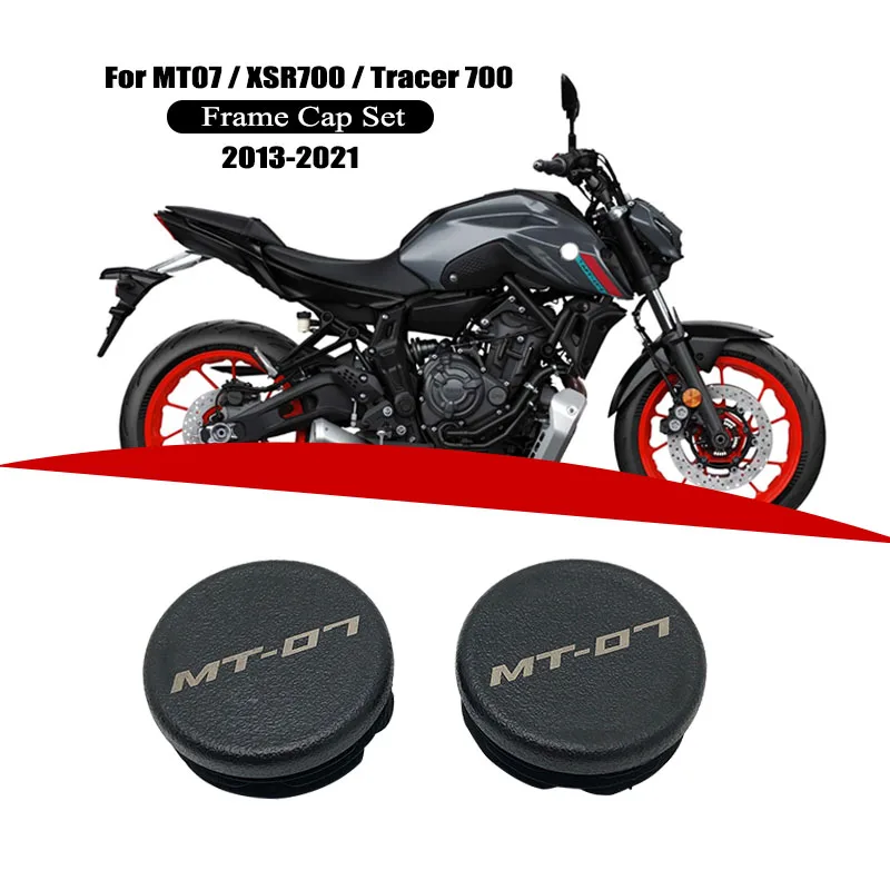 

For Yamaha MT07 Tracer700 XSR700 MT-07 XSR 700 TRACER 700 2013-2021 2020 Frame Hole Cover Caps Plug Decorative Frame Cap Set