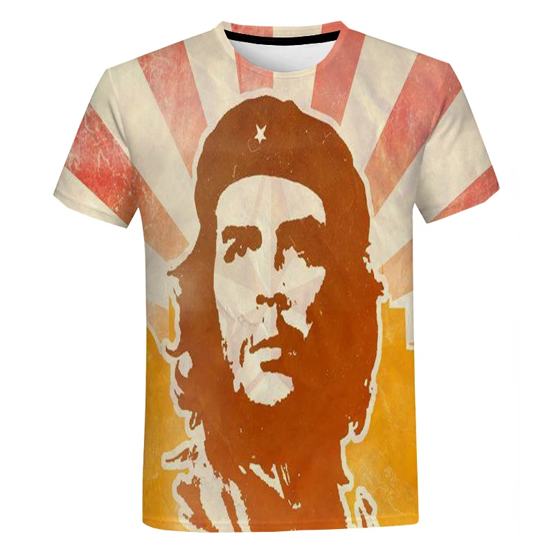 Summer Men's and Women's New Che Guevara Print 3D T Shirt Harajuku Streetwear Oversized Top Fashion Casual T Shirt
Summer Men's and Women's New Che Guevara Print 3D T Shirt Harajuku Streetwear Oversized Top Fashion Casual T Shirt