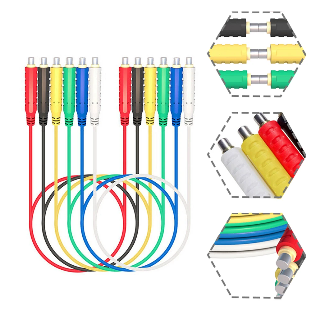 6PCS Magnetic Test Leads Silicone Soft Flexible Jumper Test Wires 30VAC 5A 3.3ft Silicone HVAC Test Leads Kit Low Voltage
6PCS Magnetic Test Leads Silicone Soft Flexible Jumper Test Wires 30VAC 5A 3.3ft Silicone HVAC Test Leads Kit Low Voltage