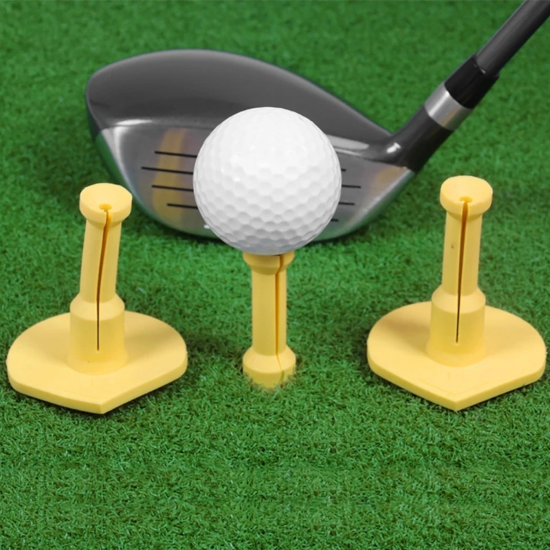 

Golf Rubber Tees Driving Range Golf Tees Holder Durable Golf Opening Shape Rubber Tees for Indoor Outdoor Practice Mat