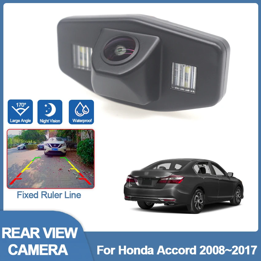 

CCD Full HD Fisheye Rear View Camera For Honda Accord 2008 2009 2010 2011 2012 2013 2014 2015 2016 2017 Car Reverse Monitor