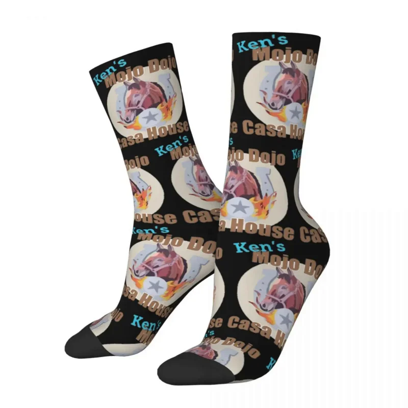 

Kens Mojo Dojo Casa House Stuff Socks Sweat Absorbing Ryan Gosling Sport Long Socks Soft for Women Men Birthday Gifts Idea