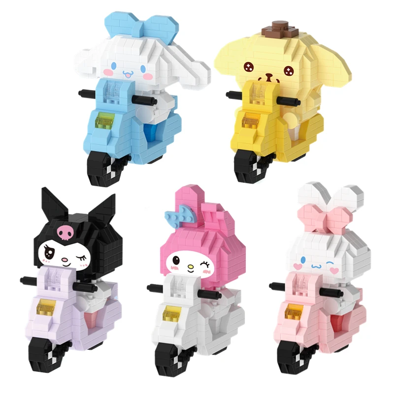 319-357Pcs Sanrio Blocks Cartoon Figures Kuromi My Melody Cinnamoroll Small Particles Mini Building Assembled Block Model Toys
319-357Pcs Sanrio Blocks Cartoon Figures Kuromi My Melody Cinnamoroll Small Particles Mini Building Assembled Block Model Toys