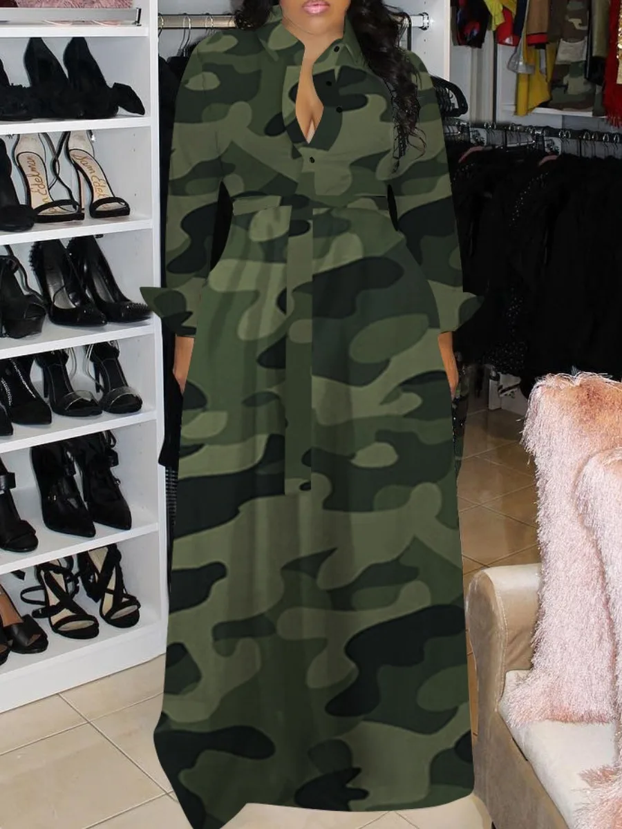 LW Woman Maxi Dresses Long Sleeve Floor Length Camouflage Casual Autumn New Boho Beach Oversized Loose Dress L-3XL
LW Woman Maxi Dresses Long Sleeve Floor Length Camouflage Casual Autumn New Boho Beach Oversized Loose Dress L-3XL