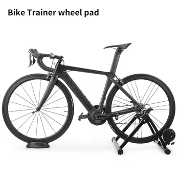 Proteja sua Bicicleta Suada: Faixas de Suor para Bicicletas ThinkRider 9 Roller Bicycle Training Front Wheel Stand Indoor Exercise Bike Roller Trainer Pad Booster Accessories MTB Home Cycling