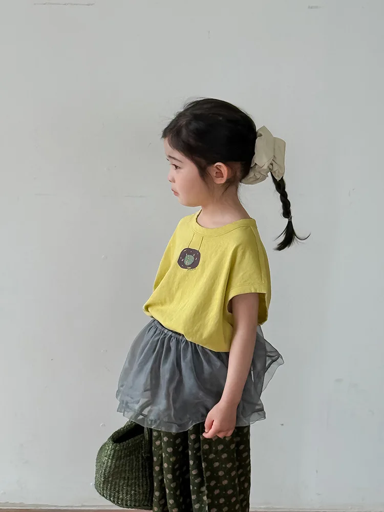 2025 Summer New Children Short Sleeve T Shirts Cotton Girls Cute Cartoon Print Tee Boys Thin Tops Kids Casual O-neck T Shirt 27 Sbefdf96fefdd4467beb2fd25630ae2b25