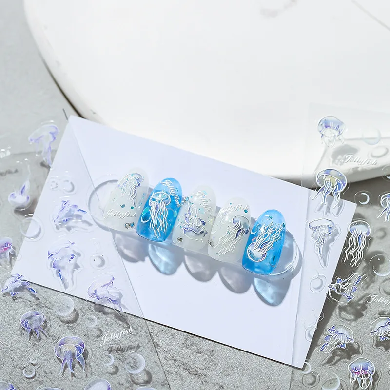 1 Sheet 3D Jellyfish Design Nail Art Stickers Summer Ocean Style Adhesive Nail Art Decoration Decals Manicure Tools Wholesale
1 Sheet 3D Jellyfish Design Nail Art Stickers Summer Ocean Style Adhesive Nail Art Decoration Decals Manicure Tools Wholesale