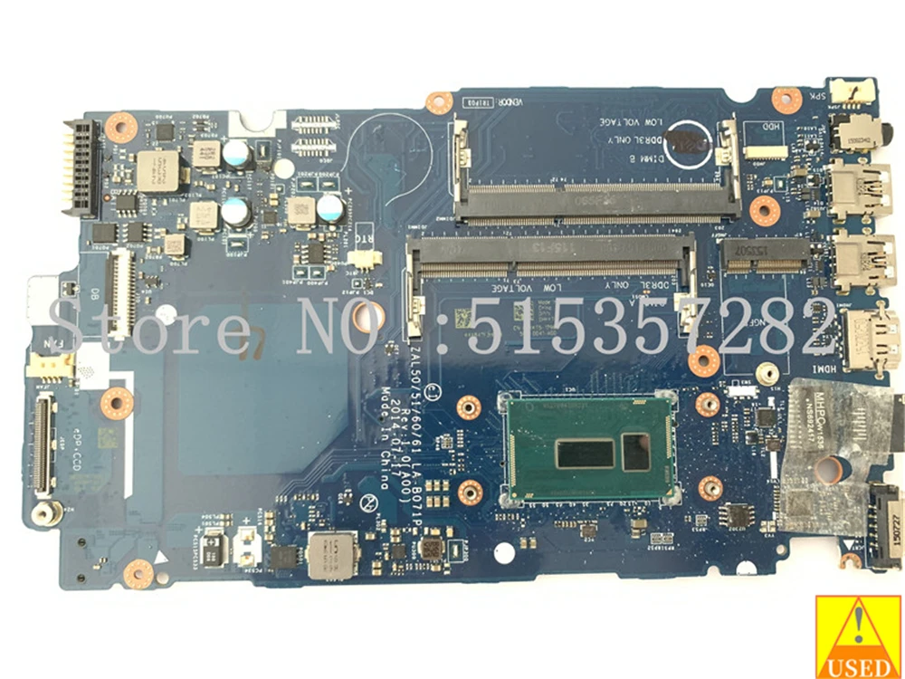 FOR DELL Latitude 3450 USED Laptop Motherboard W/ I5-5200U CPU CN-0HKKT5 0HKKT5 HKKT5 ZAL50/51/60/61 LA-B071P
FOR DELL Latitude 3450 USED Laptop Motherboard W/ I5-5200U CPU CN-0HKKT5 0HKKT5 HKKT5 ZAL50/51/60/61 LA-B071P