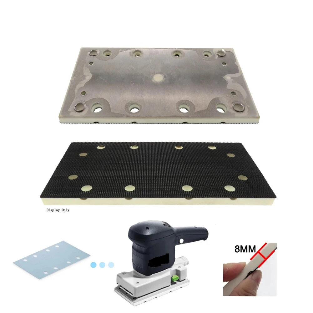178*93mm 12 Holes Square Backing Pad Hook & Loop Sanding Pads For Festool RS300 EQ-Plus/LRS 93 Sander Power Polisher Tools
178*93mm 12 Holes Square Backing Pad Hook & Loop Sanding Pads For Festool RS300 EQ-Plus/LRS 93 Sander Power Polisher Tools