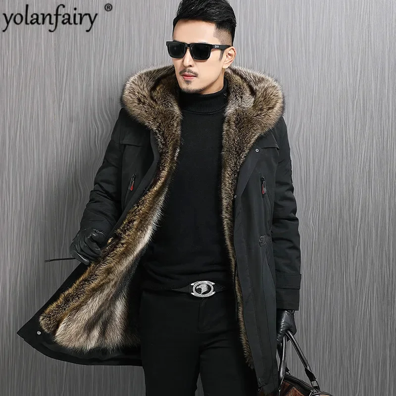 2024 Real Fur Coat Men Jacket Raccoon Liner Hooded Parka Warm Parkas Mens Winter Jackets Chaqueta Hombre 57-8206-2 YY574
2024 Real Fur Coat Men Jacket Raccoon Liner Hooded Parka Warm Parkas Mens Winter Jackets Chaqueta Hombre 57-8206-2 YY574
