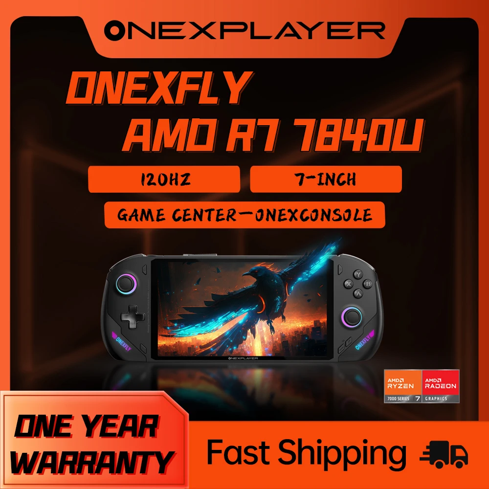 

Onexplayer ONEXFLY 7 Inch AMD R7 7840u 65 Fast Charging Wins Game Handheld Console Notebook Laptop Portable Mini Pc