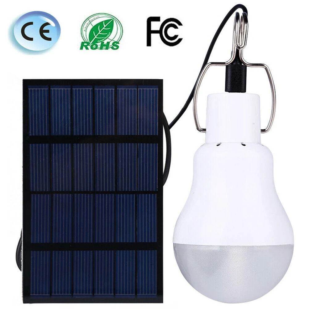 3.7V 850mAh Solar Light Bulbs With 6V 1.5W Rechargeable Solar Panel & 3.5m Cable Outdoor Indoor Solar Lighting Accessories
3.7V 850mAh Solar Light Bulbs With 6V 1.5W Rechargeable Solar Panel & 3.5m Cable Outdoor Indoor Solar Lighting Accessories