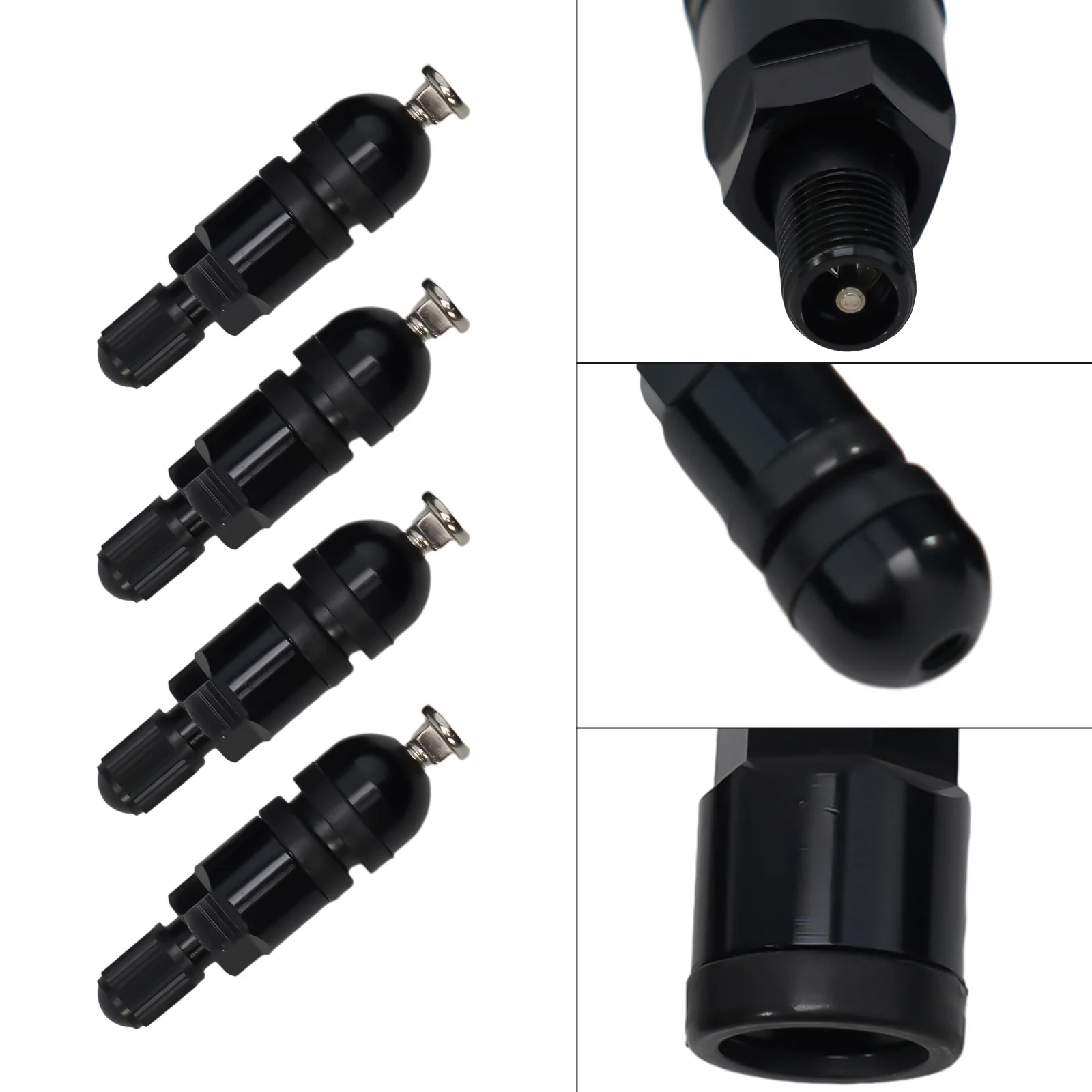 Repair Kit Pressure Monitor Tire Valve Stem Black Front Left Right Sensor Car Repair Tool Durable High Quality
Repair Kit Pressure Monitor Tire Valve Stem Black Front Left Right Sensor Car Repair Tool Durable High Quality