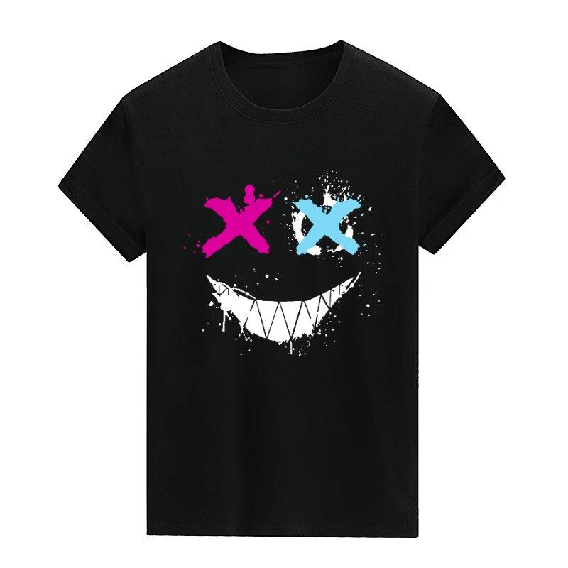 

T-shirt An Evil Smile Short Sleeve Essentials Outerwear Y2K Clothes Summer Tee Top Unisex Black Clothing