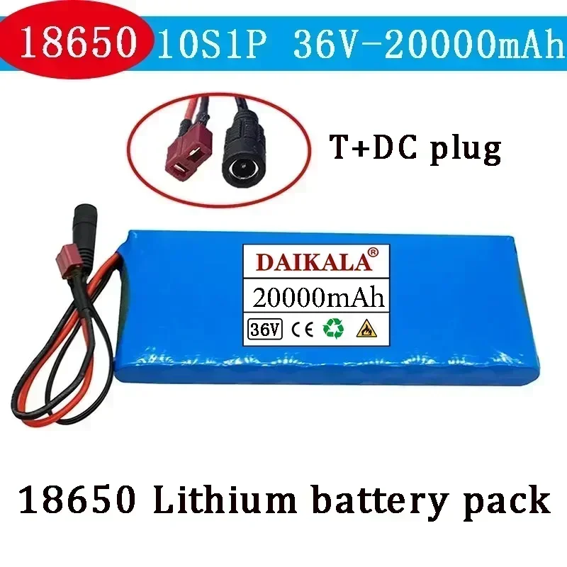 100% Original New 36V 20000mAh 10S1P 18650 Lithium-ion Rechargeable Battery Pack Bicycle Scooter Belt 20A BMS 36V 30Ah
100% Original New 36V 20000mAh 10S1P 18650 Lithium-ion Rechargeable Battery Pack Bicycle Scooter Belt 20A BMS 36V 30Ah