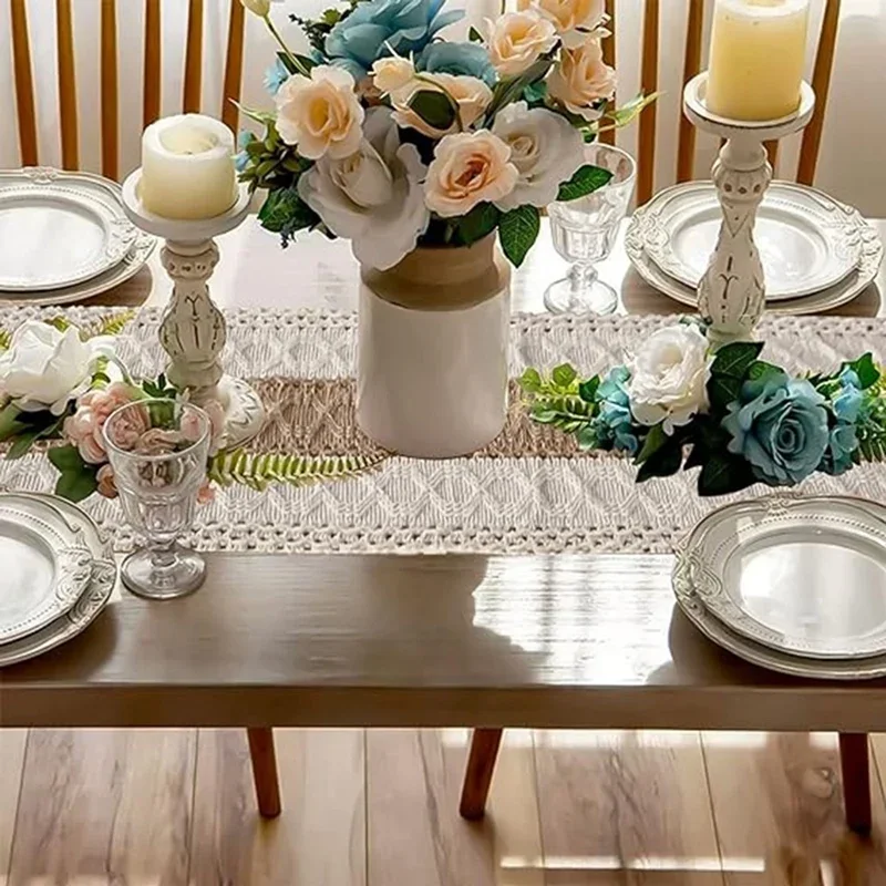 Nordic Ins Table Runner Farmhouse Macrame Table Runner With Tassels Table Long Tablecloth Tea Table Towel
Nordic Ins Table Runner Farmhouse Macrame Table Runner With Tassels Table Long Tablecloth Tea Table Towel