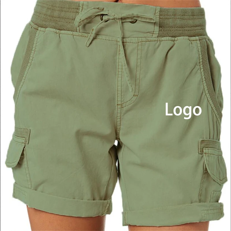 Customer Logo Print Women Shorts Cargo Pants Shorts Elastic Waist Short Pants Cotton Linen Pocket Summer Beach Solid Color Pants
Customer Logo Print Women Shorts Cargo Pants Shorts Elastic Waist Short Pants Cotton Linen Pocket Summer Beach Solid Color Pants