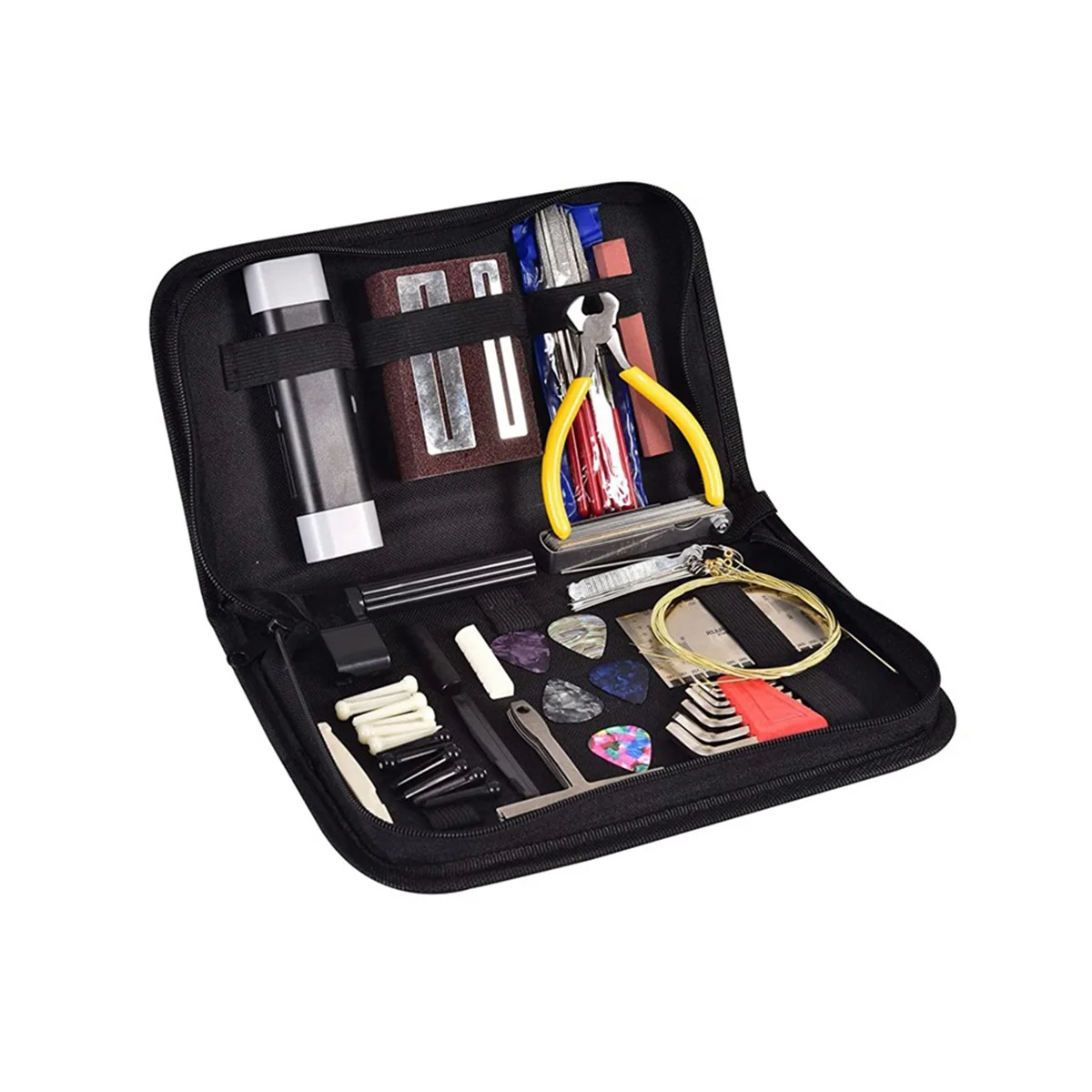 Набор инструментов для ремонта и обслуживания гитар, измерительная струна, Шлифовальная прокладка, набор предметов для гвоздей
Набор инструментов для ремонта и обслуживания гитар, измерительная струна, Шлифовальная прокладка, набор предметов для гвоздей