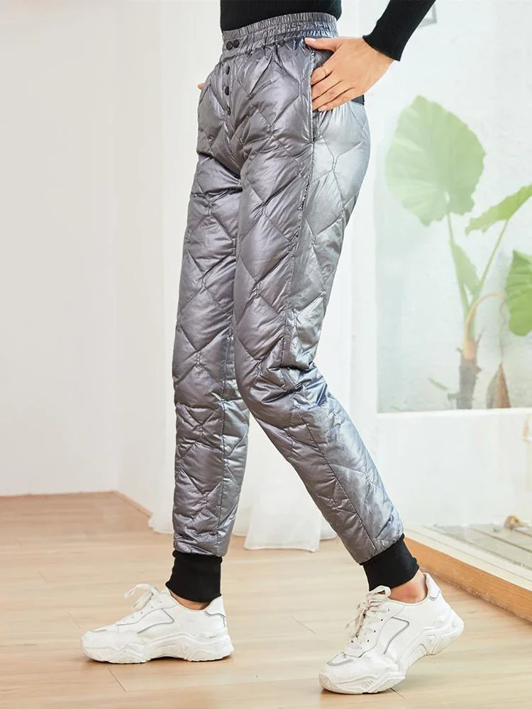 Thicken Winter Glossy Down Cotton Pencil Pants Slim Thick Warm High Waist Jogger Spodnies Windproof Snow Wear Sweatpants Z203
Thicken Winter Glossy Down Cotton Pencil Pants Slim Thick Warm High Waist Jogger Spodnies Windproof Snow Wear Sweatpants Z203