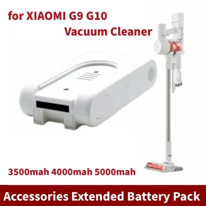 Rechargeable Lithium-Ion Battery 3500mAh for XIAOMI G9 G10 Vacuum Cleaner Accessories Extended Battery Pack for XIAOMI G9 G10
Rechargeable Lithium-Ion Battery 3500mAh for XIAOMI G9 G10 Vacuum Cleaner Accessories Extended Battery Pack for XIAOMI G9 G10