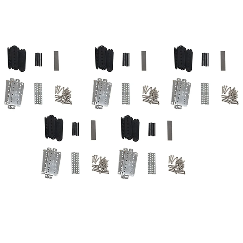5 Set Guitar Humbucker Pickup Kits Producing Accessories/Cupronickel Baseplate/Spacer/Bobbin/ Pole Slug
5 Set Guitar Humbucker Pickup Kits Producing Accessories/Cupronickel Baseplate/Spacer/Bobbin/ Pole Slug