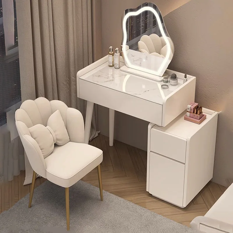 

Модные Классические туалетные столики, зеркала, спальня, девочка, белый туалетный столик, простой ящик для хранения, мебель для макияжа