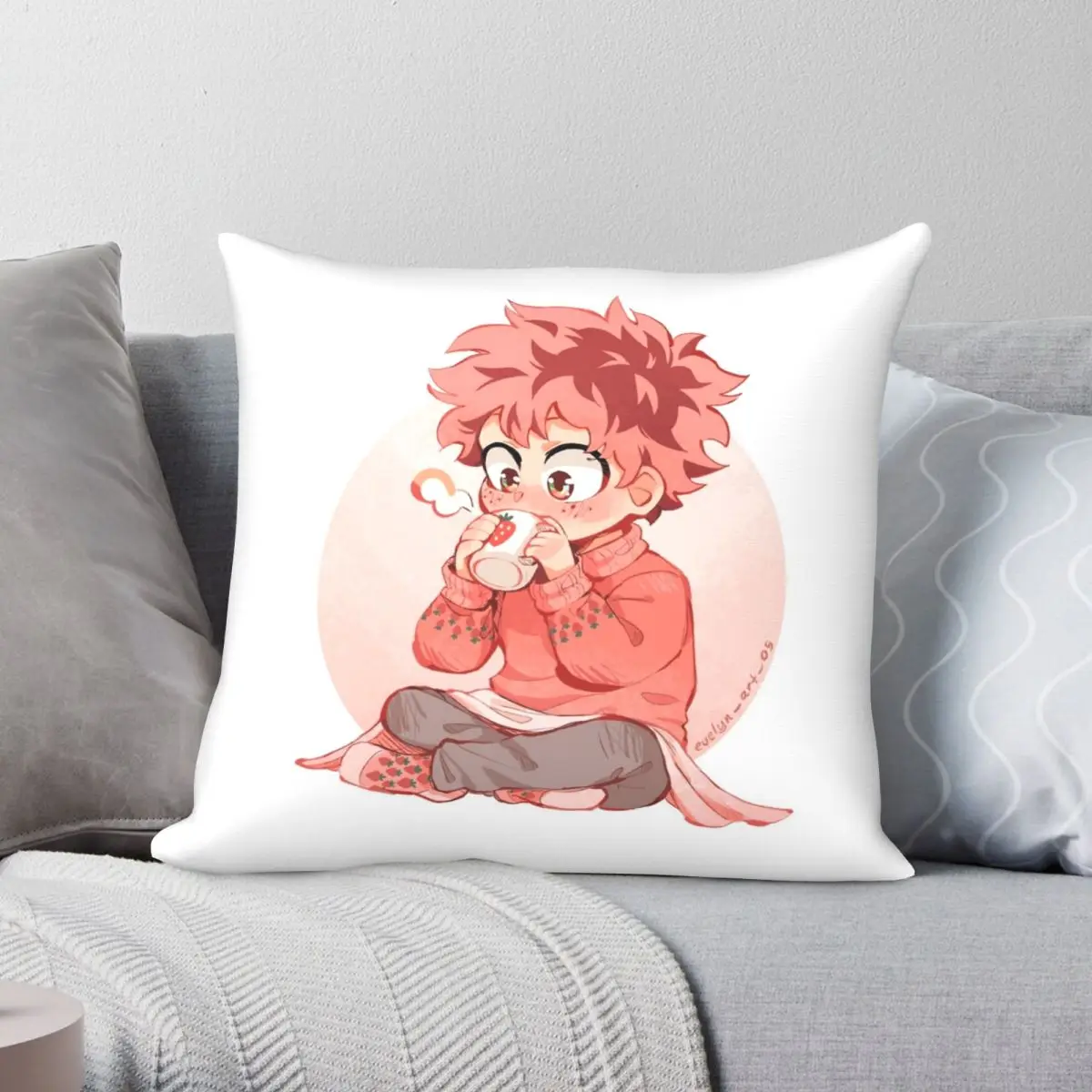 Strawberry Deku Pillowcase Polyester Linen Velvet Creative Zip Decor Pillow Case Bed Cushion Case Wholesale 45x45
Strawberry Deku Pillowcase Polyester Linen Velvet Creative Zip Decor Pillow Case Bed Cushion Case Wholesale 45x45