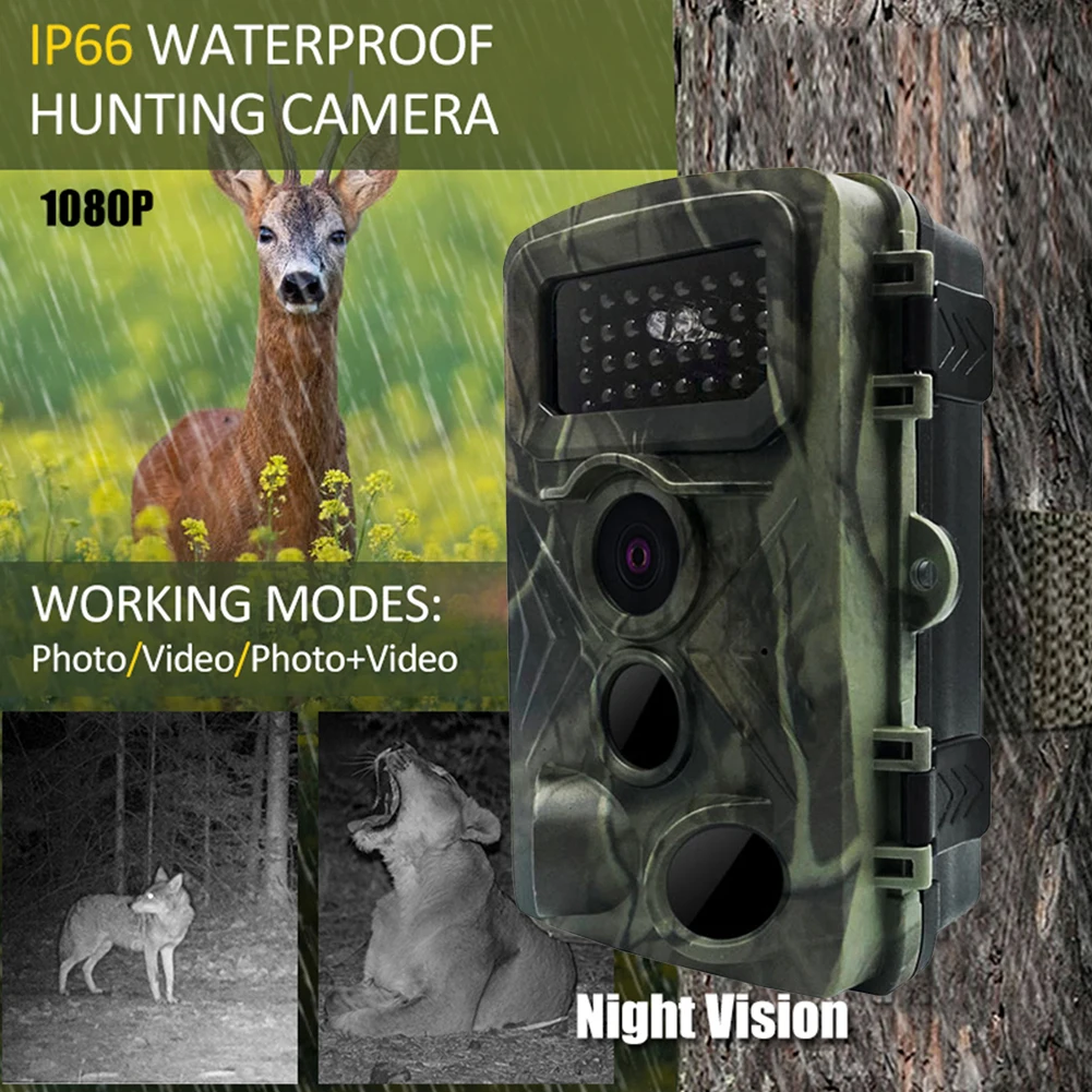 36MP 1080P Trail Camera With Night Vision Motion Activated 0.2S Trigger Time Waterproof Outdoor Wildlife Hunting Camera
36MP 1080P Trail Camera With Night Vision Motion Activated 0.2S Trigger Time Waterproof Outdoor Wildlife Hunting Camera