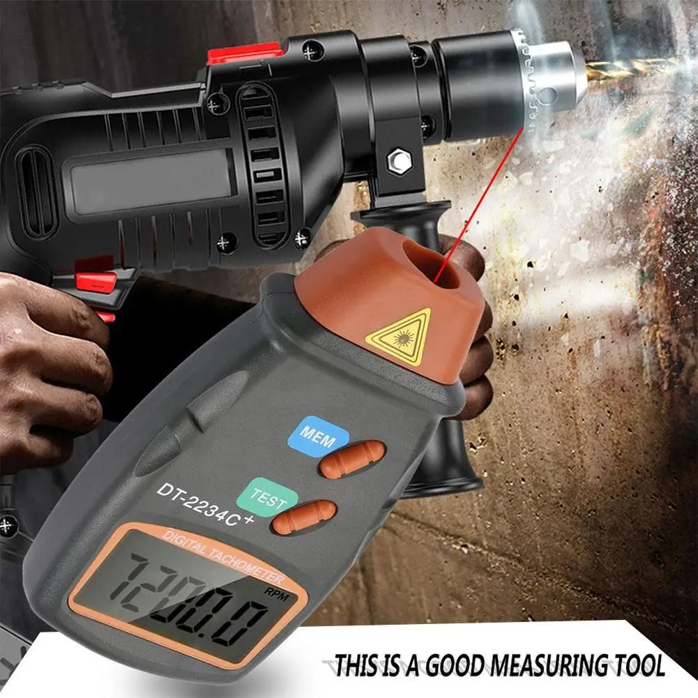 1PCS Digital Laser Photo Tachometer Non Contact Rpm Laser Tachometer Gauge Spin Tach Speed S4X7
1PCS Digital Laser Photo Tachometer Non Contact Rpm Laser Tachometer Gauge Spin Tach Speed S4X7