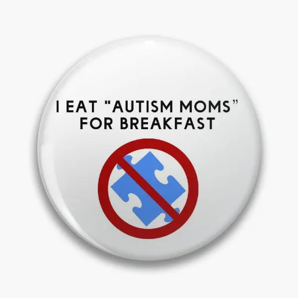 I Eat Autism Moms Soft Button Pin Cartoon Lapel Pin Collar Fashion Brooch Women Lover Creative Clothes Cute Funny Hat Decor
I Eat Autism Moms Soft Button Pin Cartoon Lapel Pin Collar Fashion Brooch Women Lover Creative Clothes Cute Funny Hat Decor