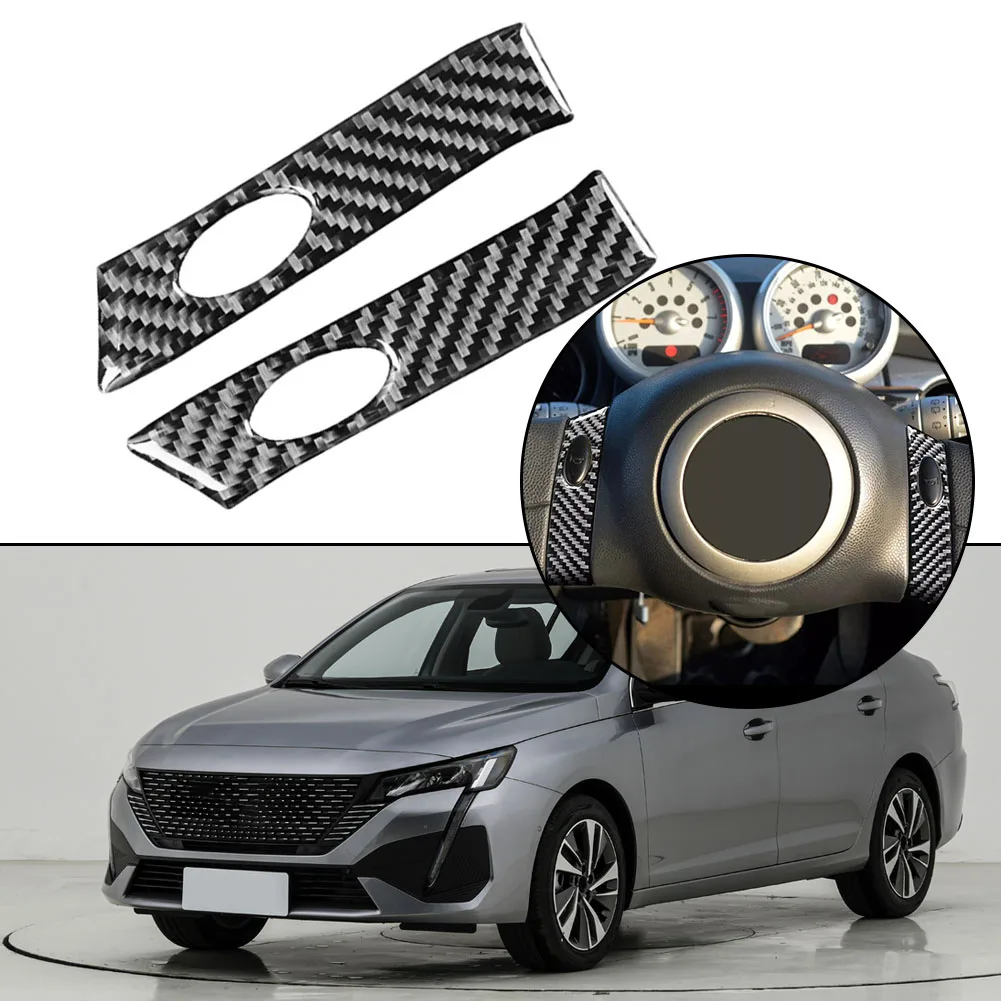 Carbon Fiber Interior Steering Wheel Button Cover For Mini For Cooper R50 R53 Practical Auto Acesssories
Carbon Fiber Interior Steering Wheel Button Cover For Mini For Cooper R50 R53 Practical Auto Acesssories