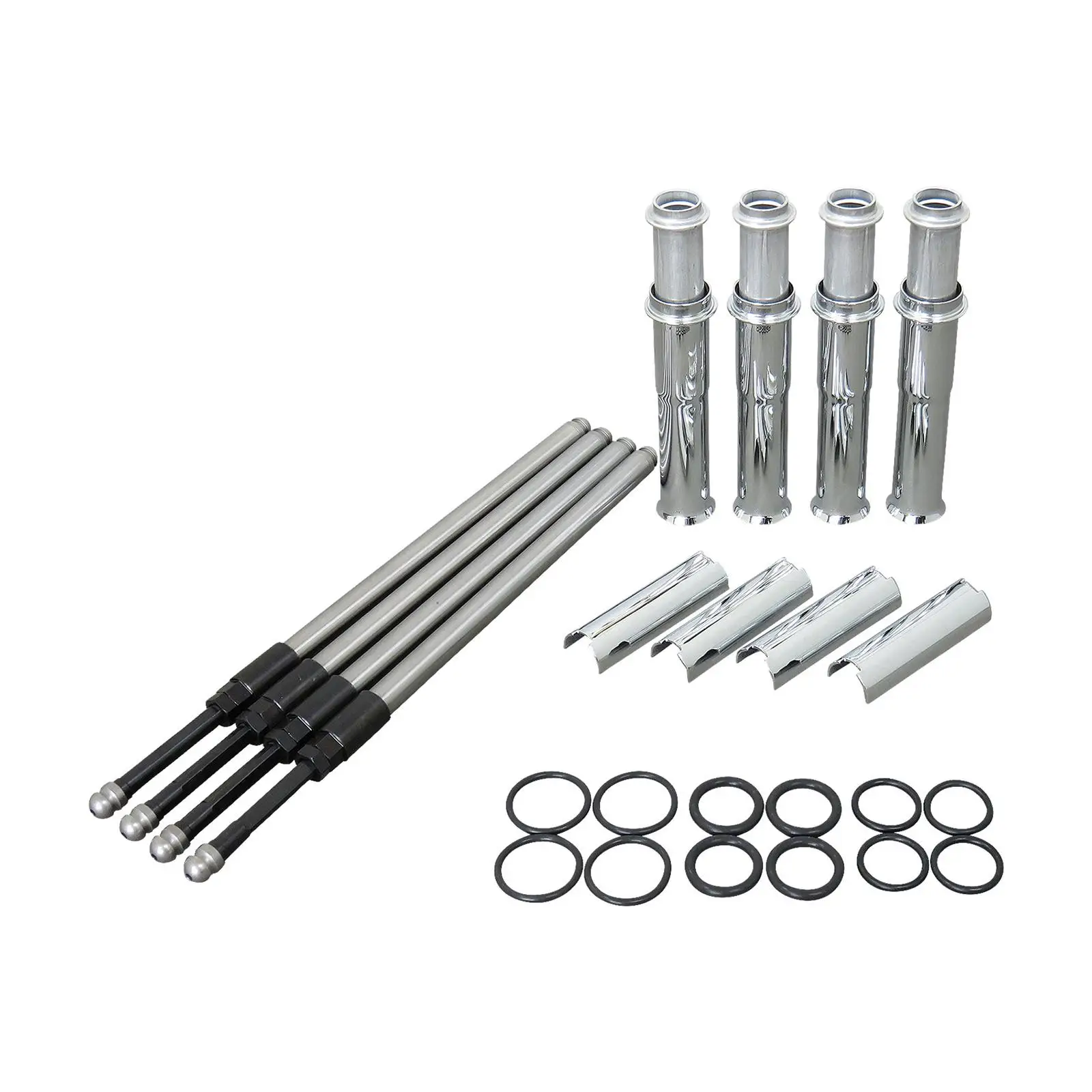 Pushrod Conversion Set with Chrome Covers Professional Accessory Easy Installation Replacement 493889 106-6051 for Twin cam
Pushrod Conversion Set with Chrome Covers Professional Accessory Easy Installation Replacement 493889 106-6051 for Twin cam