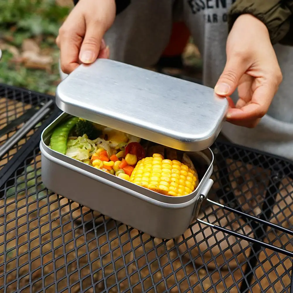 Reusable Anti-rust Anodizing Outdoor Mountaineering Lunch Box Outdoor Supply Camping Lunch Box Steamer Shelf
Reusable Anti-rust Anodizing Outdoor Mountaineering Lunch Box Outdoor Supply Camping Lunch Box Steamer Shelf