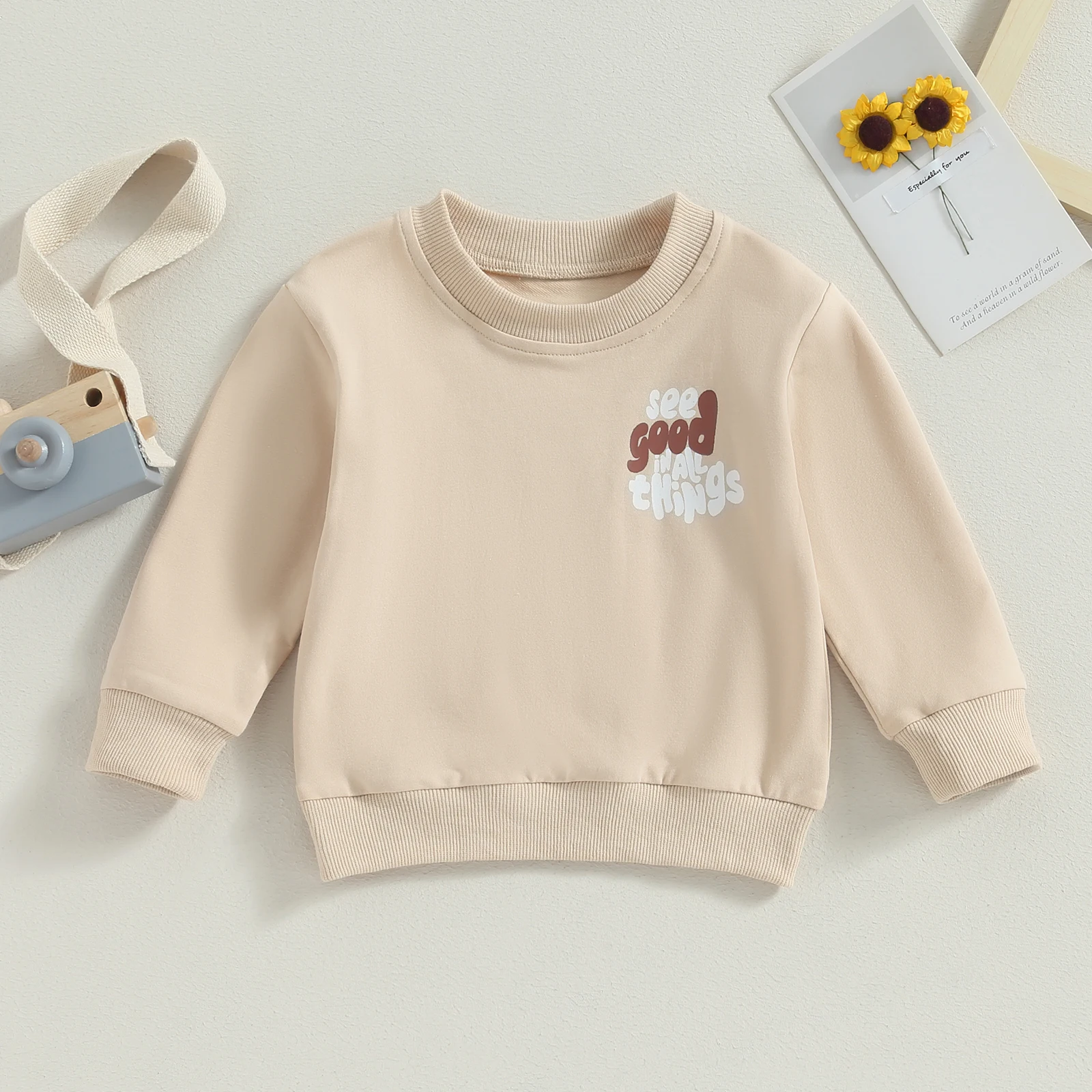 BeQeuewll Baby Fall Sweatshirt Letter Print Round Neck Casual Sweaters Long Sleeve Pullovers Autumn Tops for Toddler Clothes
BeQeuewll Baby Fall Sweatshirt Letter Print Round Neck Casual Sweaters Long Sleeve Pullovers Autumn Tops for Toddler Clothes