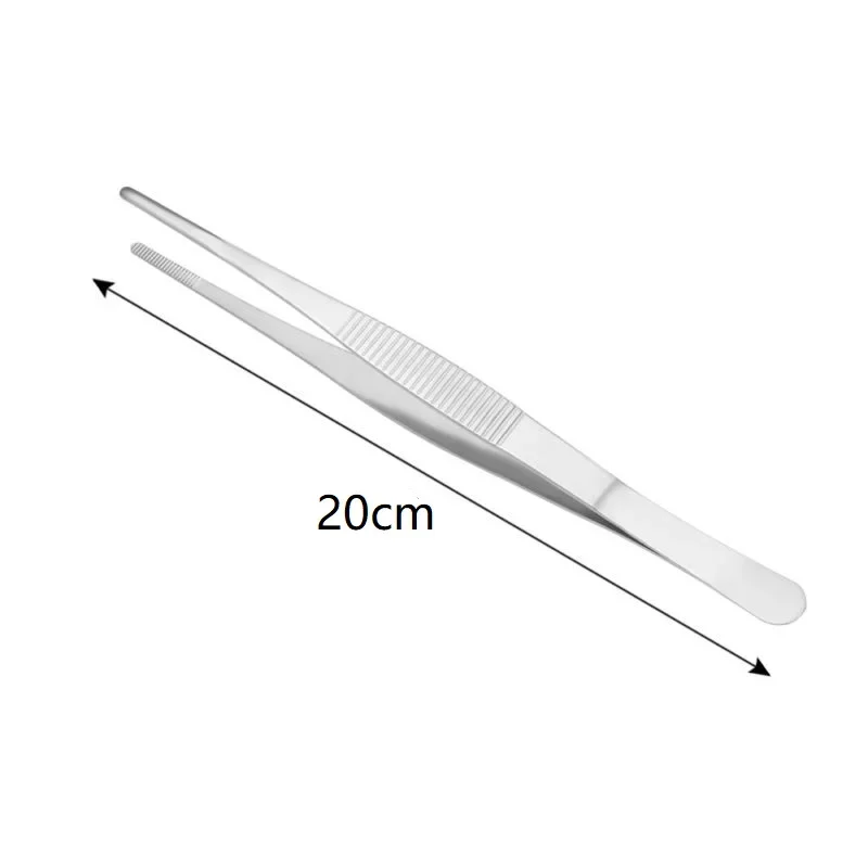 Toothed Tweezers Barbecue Stainless Steel Long Food Tongs Straight Home Tweezer Garden Kitchen BBQ Tool 5 Sizes
Toothed Tweezers Barbecue Stainless Steel Long Food Tongs Straight Home Tweezer Garden Kitchen BBQ Tool 5 Sizes
