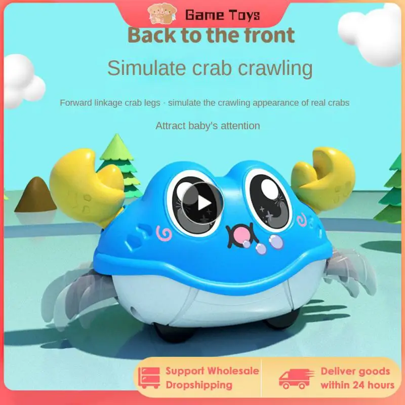 Cute Sensing Crawling Crab Baby Toys Interactive Walking Dancing Automatically Avoid Obstacles Toys for Kids Toddler Gifts
Cute Sensing Crawling Crab Baby Toys Interactive Walking Dancing Automatically Avoid Obstacles Toys for Kids Toddler Gifts