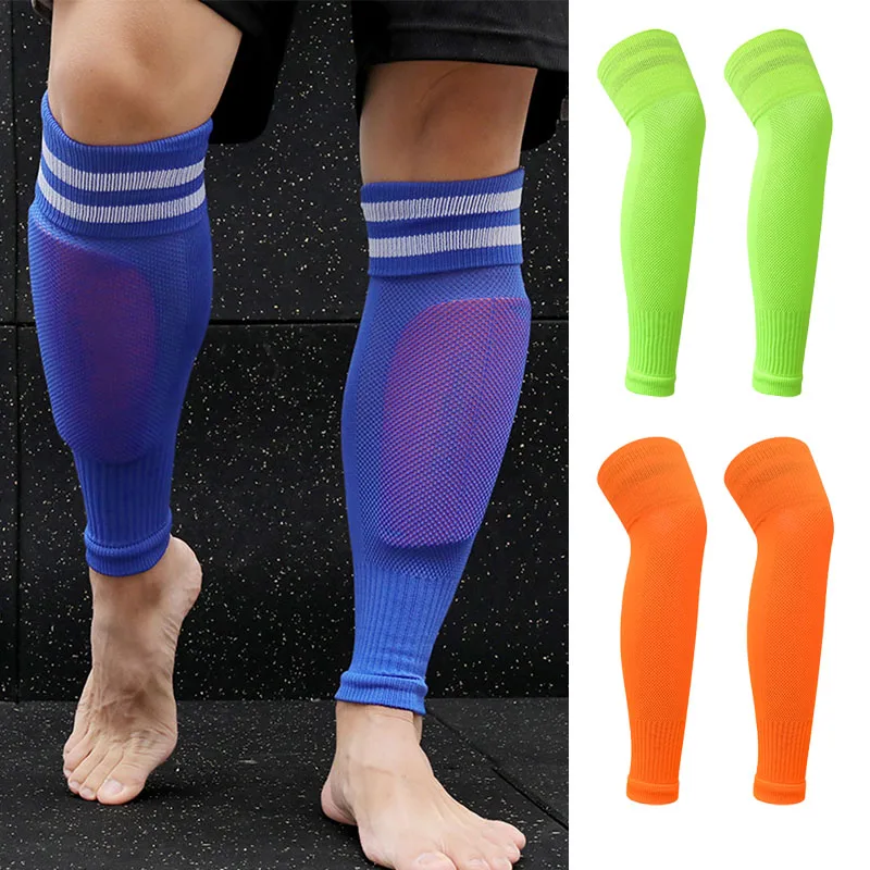 

1 Pair Adults Leg Warmers Shin Guard Calf Sock Over Knee Men Women Sports Compression Kids Elastic Leg Cover Training Socks