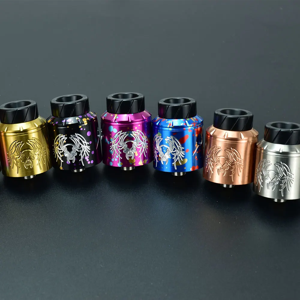 Reckoning RDA 25mm Rebuildable Dripping e-cigarette atomizer 316 Stainless Steel adjustable side airflow vs Apocalypse RDA
Reckoning RDA 25mm Rebuildable Dripping e-cigarette atomizer 316 Stainless Steel adjustable side airflow vs Apocalypse RDA