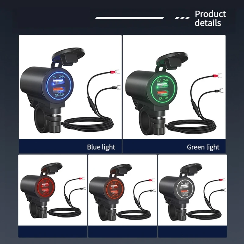 68UF QC3.0 USB Car Fast Charging with LED Voltmeter Vehicle Mounted Cellphone Charger
68UF QC3.0 USB Car Fast Charging with LED Voltmeter Vehicle Mounted Cellphone Charger
