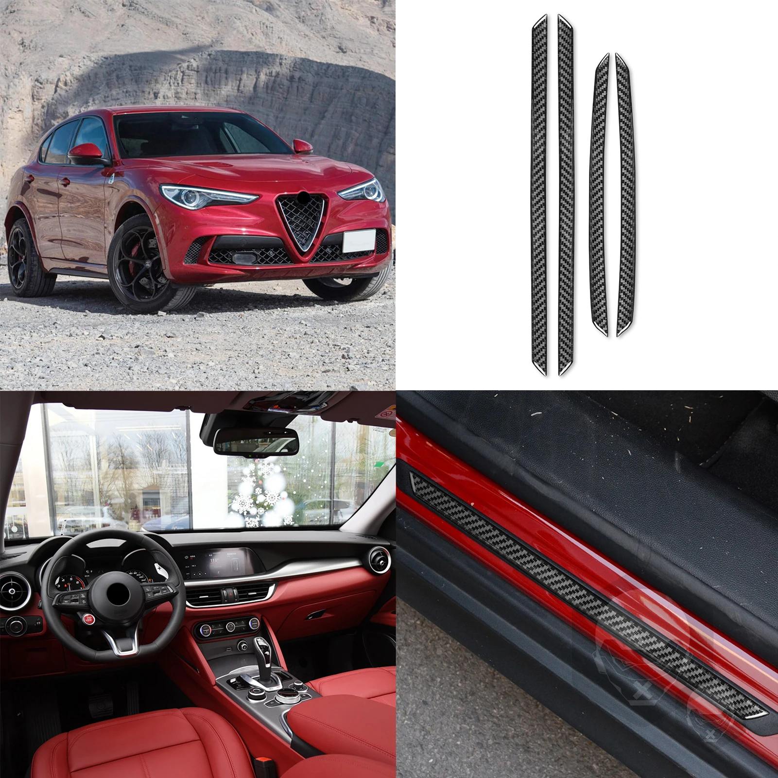 for Alfa Romeo Stelvio 2016 2017 2018 2019 2020 2021 2022 Doorsill Strip Cover Trim Sticker Decal Car Accessories Carbon Fiber
for Alfa Romeo Stelvio 2016 2017 2018 2019 2020 2021 2022 Doorsill Strip Cover Trim Sticker Decal Car Accessories Carbon Fiber