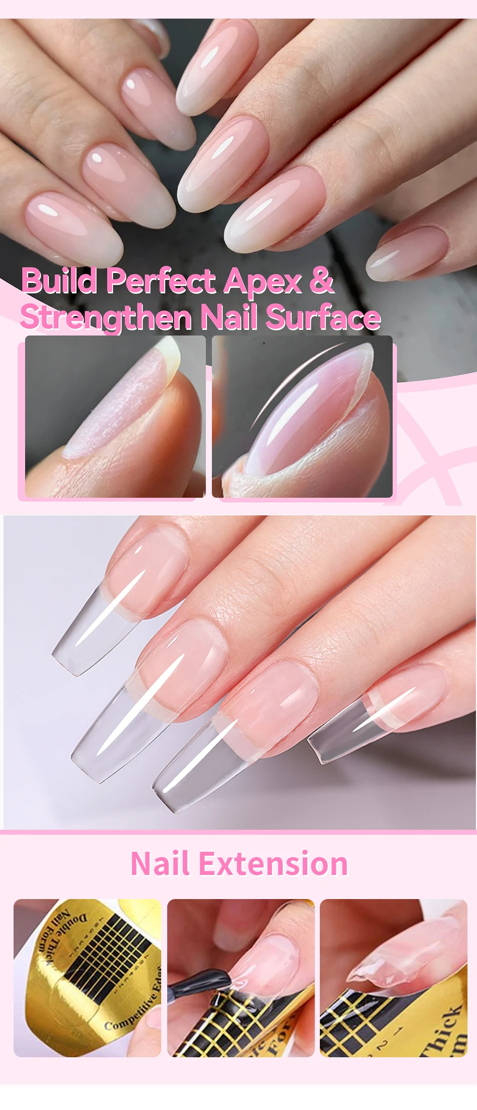 6 in 1 Nail Glue Gel 15ML for Acrylic Nails Soak off Base Gel Top Coat UV Extension Nail Gel False Nail Tips Gel 3 Mallzona Sbf1e032a379f449197ca5f8db9c40bff4 6 in 1 Nail Glue Gel 15ML for Acrylic Nails Soak off Base Gel Top Coat UV Extension Nail Gel False Nail Tips Gel Mallzona