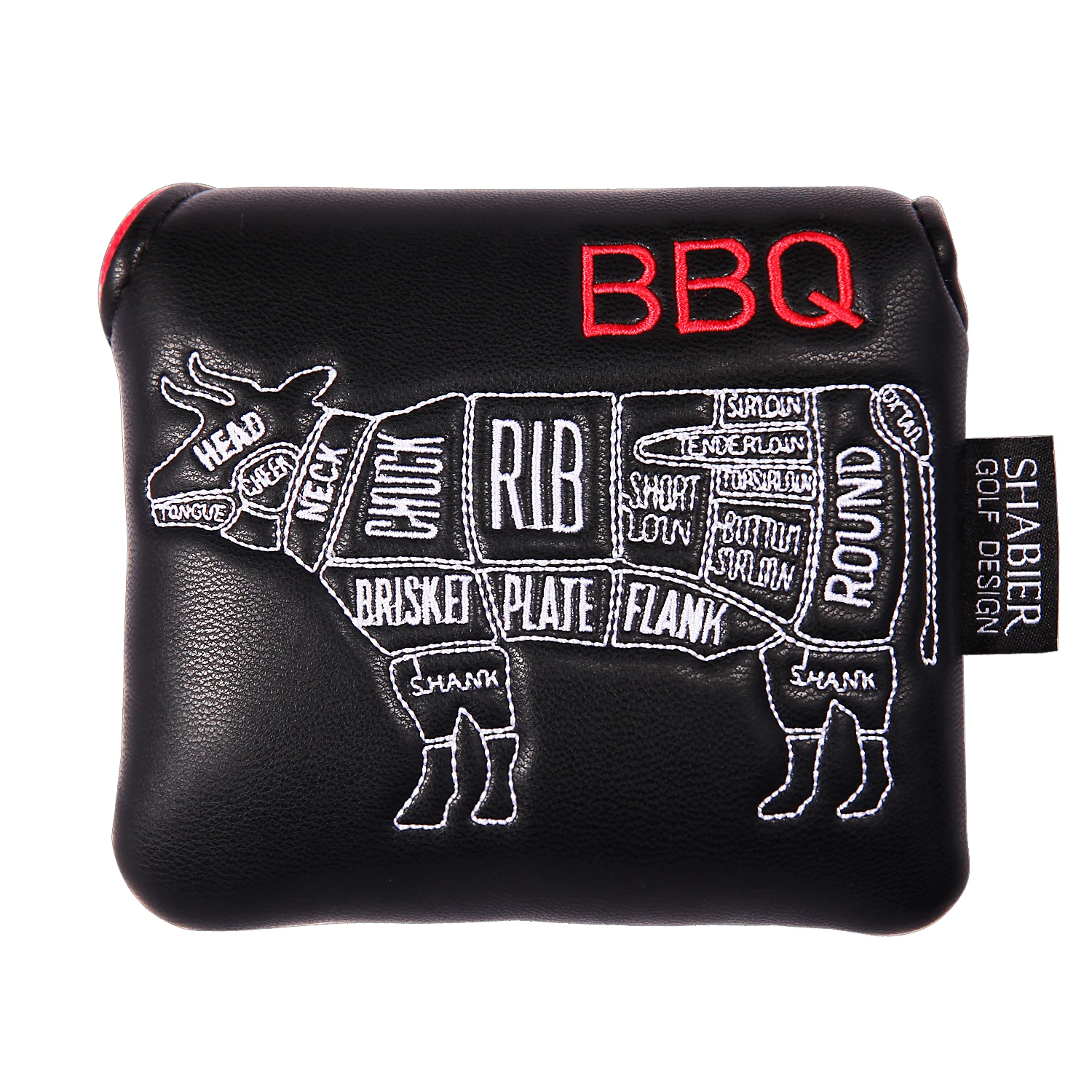 Waterproof PU Leather BBQ Black Golf Club Headcover Square Large Mallet Putter Cover
Waterproof PU Leather BBQ Black Golf Club Headcover Square Large Mallet Putter Cover